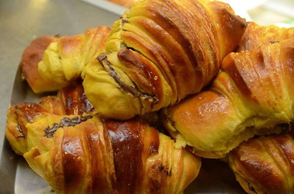 Croissants de chocolate